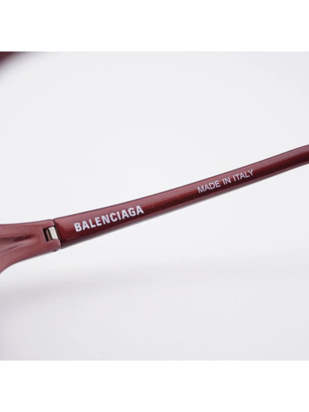Balenciaga BB0229S 005 Sunglasses Bordeaux Oval Frame, Grey Lenses